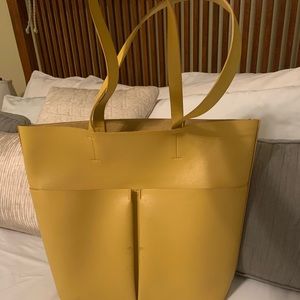 Neiman Marcus yellow tote